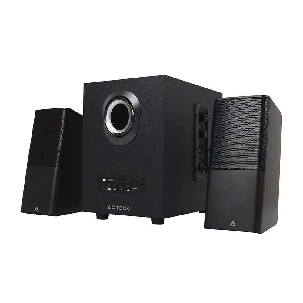 BOCINA ACTECK 2.1 BLUETOOTH NEGRO CONTROL DE VOLUMEN AC-922067 BOCINA ACTECK 2.1 BLUETOOTH NEGRO CONTROL DE VOLUMEN AC-922067